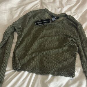 Olive Green Knit top
